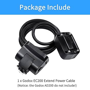 Amazon.com : Godox EC200 Extension Flash Head 200W for Godox